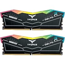 TEAMGROUP T-Force Delta RGB DDR5 32GB Kit (2x16GB) 6400MHz (PC5