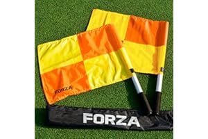 FORZA UEFA Drapeaux pour Juge de Touche | Drapeaux pour Arbitre de Football (Sac de Transport Inclus)