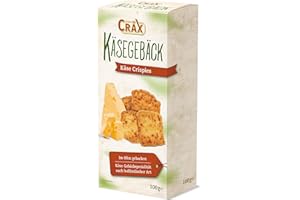 Cräx Käsegebäck Crispies 100 g, 10er Pack (10 x 100 g)