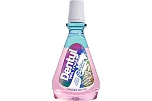 Dentyl Dual Action CPC Mouthwash, 12hrs Fresh Breath & Total Care, Alcohol Free, Unicorn Edition Mystical Mint, 500 ml