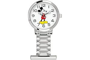 Mickey Mouse Women's Analogue Quartz Watch with Metal Strap MK8159ARG