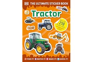 Ultimate Sticker Book Tractor: More than 250 Reusable Stickers of Farm Vehicles and Machinery