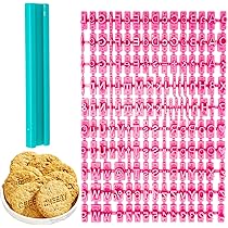 Stampini Lettere Per Pasta Di Zucchero - Set 26 Lettere Alfabeto Per Decorare Torte E Biscotti