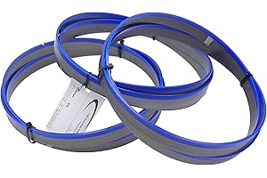 SMI SWISS MADE INDUSTRIES GMBH SMI - Juego de 3 hojas de sierra de cinta bimetal M42, dimensiones 2480 x 27 x 0,90 mm, 8/12 ZpZ, por ejemplo, para Optimum, Epple, Holzmann, Bernardo, Thomas