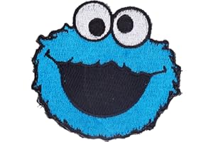 ELITEX TRAINING ELITRAINX Parche Bordado con parte trasera de gancho y bucle - Monstruo Galletas - Parche para Mochilas y Chalecos de Cross Training y Gimnasio