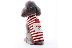 ABRRLO Costume per cani, abbigliamento per cani, pullover in cotone per feste, per Natale, inverno, maglione per cane, costume per animali domestici, alla moda, per vacanze, feste, regalo per cane