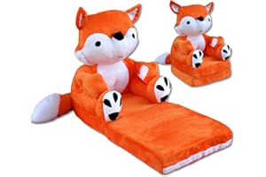 ‎NEED SLEEP Need Sleep Kindersessel Kindercouch Kindersofa - Kinderliege | Kindermöbel Mini Sofa klein Sessel mit Schlaffunktion Spielsofa kleine Couch Klappsofa Bodensofa Kinderzimmer Möbel (Fuchs Georg)