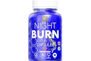 METASUPERFOODS Night Burn Liposomal 120 Capsules for Women and Men 60 Days Supply | Vegan | Size Management | 50% More Than Other Brands High Strength Supplement