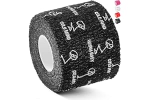‎WARM BODY COLD MIND WARM BODY COLD MIND Hook Grip Tape für Gewichtheben - Baumwolle Weightlifting Thumb Tape für Powerlifting Crossfit Krafttraining Powerlifting, Lifters Fitness, Lifting Finger Tape, Daumen Band, Sticky
