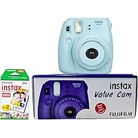 Fuji Mini 8 Value Cam with 20 Films Shot (Blue)