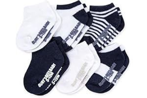Burt's Bees Baby Skarpety na co dzień dla chłopców, Granatowy wiele, 12-24 miesięcy