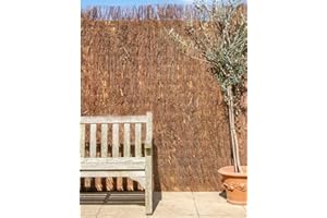 Papillon Brushwood Heather Thatch Natural Garden Screening Roll Wind & Sun Protection 4m x 1.8m (13ft 1in x 6ft)