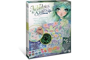 Kit Créatif 5 Aquarelle Magique Marinia Nebulous Stars - Coffret Activité Manuelle pour Enfant - Dessin à l'Aquarelle (Magic Watercolor) - Atelier Loisirs pour Fille à partir de 7 ans
