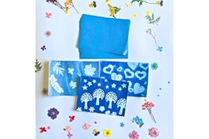 GRASSHOPPER TOYS Curious Minds Sun Print Paper Kit, 10 Sheet Pack of Cyanotype Paper, 18x13 cm Sheets