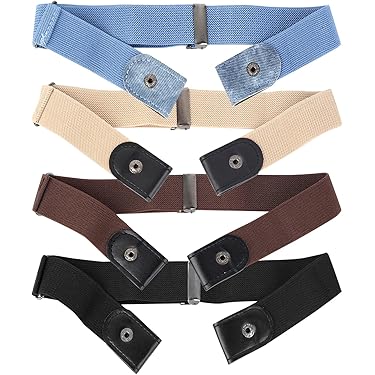APOMOONS Elastische riem voor kinderen, jongens, verstelbare riem, Total length: 86cm/33in