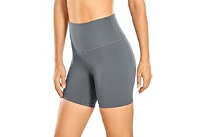 CRZ YOGA Mujer Pantalones Cortos Motociclista Pantalones Cortos de Entrenamiento Atléticos Yoga Mallas para Correr - 7/10/15/20cm