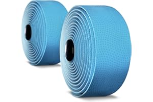Alien Pros - Cinta para Manillar de Bicicleta (Juego de 2), Goma Carbón para Mejorar la Sujeción de tu Bici, Forra el Manillar con Cintas De Agarre y Disfruta del Viaje con Comodidad