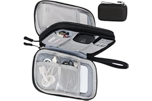 DIYARTS Borsa organizer per cavi da viaggio, accessori elettronici, borsa organizer digitale per cavi dati borsa di immagazzinaggio impermeabile U disco rigido auricolare multifunzione borsa