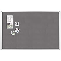 Bacheca Sughero 90x60 Cm - Cornice Alluminio, Autorigenerante, Per Ufficio O Casa
