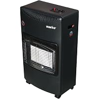 4.1KW Black Portable Gas Heaters w/ Free Regulator for 15KG Butane Gas  Bottles : Amazon.co.uk: Garden