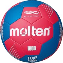 Ballon Handball Molten HX 5000 – Jaune/Bleu, Cuir Synthétique, IHF, Officiel Bundesliga Femme Et Homme