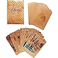 SHAKTISM Poke Collectible Card Game Trading Card Game Water Proof Booster Pack Set, V Series, Vmax GX Rare, Gold Foil, Collectible Foil Cards (Rosegold 55Pc)