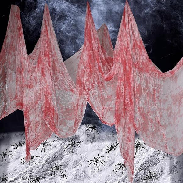 Tessuto Decorativo Halloween – 8 Pezzi, 183x76 Cm, Per Interni Ed Esterni