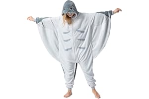corimori Puszyste kostiumy dla dorosłych zwierząt z zamkiem błyskawicznym i opaską na głowę (wysokość 150-190 cm)