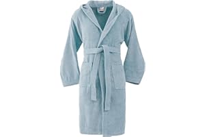 Bassetti Morbido Accappatoio 360 gr con Cappuccio 100% Cotone Uomo Donna Spugna Taglie Forti - ITALY Designed - Collezione VIVIAN