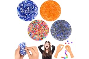 XINRONGDA 4PCS Picky Pad Skin Picking Fidget Toys, Silicone Picky Pad Fidget Toys for Adults, Reusable Sensory Toys for Release Stress, Picking Fidget Pad for Trichotillomania/Dermatillomania