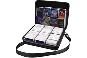 ALKOO 2000+ Card Game Case Holder Compatible with Cards Against Humanity/for Magic The Gathering Board Game Cards & Expansions, for C.A.H/for MTG/Deck Box for Yugioh (Black)
