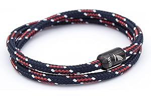 Wind Passion - damska bransoletka paracord, bransoletka męska, bransoletka z liny dla mężczyzn, bransoletka na nadgarstek z zapięciem magnetycznym