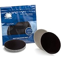 Violiica Polierpad-Set 125mm - 5-tlg. Schwamm-Pads Für Auto & Metall