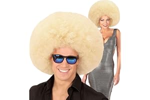 W WIDMANN MILANO Party Fashion - Peluca rizada, Disco Fever, 60s / 70s, Carnaval