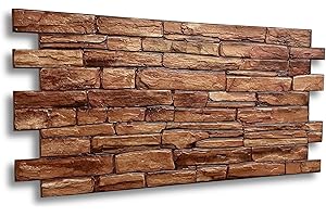 EURODECO | Pannelli decorativi da parete 3D 4 m² effetto pietra, 10 pezzi, pannelli da parete, rivestimento murale, pannelli da soffitto, rivestimento in PVC, piastrelle finte per tatuaggi da parete