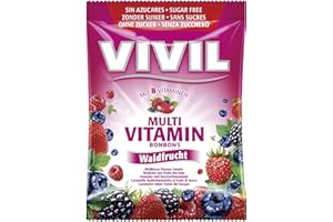 ‎VIVIL Vivil Multivitamin-Bonbons Waldfrucht zuckerfrei