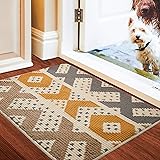 Color&Geometry Fußmatte innen 80x100 cm, rutschfeste Schmutzfangmatte Waschbar Türmatte Groß Eingangsteppich für Eingangsbere