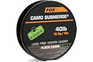 Fox Submerge Camo Lead Free Woven Leader – Lenza