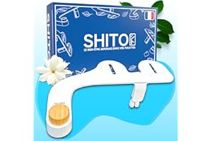 SHITO - Toilette Japonaise - Kit Bidet WC Japonais Complet - Marque Française - Installation Facile - Remplace votre Douchette WC - Économique Hygiénique & Écologique - 3 Modes