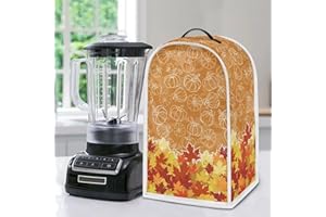 Psesaysky Maple Wood Blender Cover Waterproof Thanksgiving Dust Cover Coffee Machine Kitchen Mixer Scratch Resistant Thanksgiving Decoration