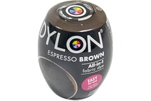 Dylon Caja de Tinte para máquina (3 Unidades), Color marrón, Café expreso, 25 x 10 x 4 cm