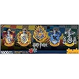 AQUARIUS 73029 Harry Potter-Crests 1000 Piece Slim Jigsaw Puzzle, Multi-Colored