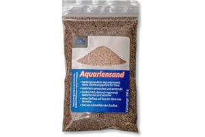 AQ4Aquaristik Aquariensand für Urzeitkrebse - natürlicher Bodengrund - staubfrei - gewaschen - frei von Schadstoffen und Farbe - 0,4-0,8 mm - 150 g