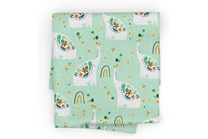 PEKEL'S PEKEL’S Manta de Muselina Bebé 120x110 cm | 100% Algodón Suave y Transpirable | Paño Grande Envolvente para Recién Nacido, Cuna, Carrito o Regalo Baby Shower (Menta)