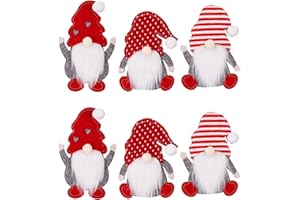 haweeli Portaposate in Feltro di Natale, 6 pezzi Porta Borse da Tavolo, Decorazioni Segnaposto, Portaposate, Addobbi X La Tavola