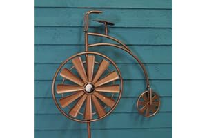 Penny Farthing Windspinner Light (Solar) by Smart Solar