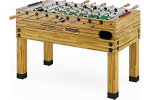 ‎AUTOMATEN HOFFMANN Automaten Hoffmann Profi-Tischkicker | Turnier-Kickertisch aus Holz mit Verchromten Stahlstangen, Profi-Gleitlager, Präzisions-Kugellager | Spielfeld 119x68 cm mit Teflon-Beschichtung | 56 kg