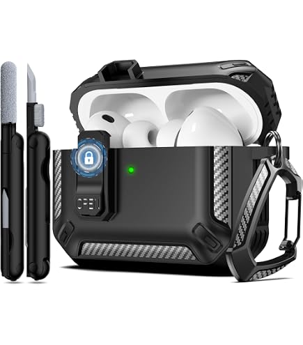 I-Blason Hülle Für AirPods 4 (2024) – MagSafe-Schutzcase Mit Magnetischem Verschluss, Trageband, Grün