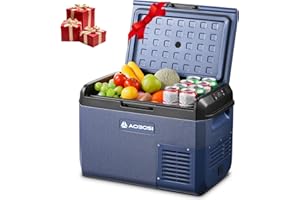 ‎AAOBOSI AAOBOSI Kompressor Kühlbox 25L, Tragbare Elektrische Kühlbox 12V/230V, IPX4 Wasserdicht, -20°C bis 20°C – Ideal für Auto, LKW, Boot, Camping, Reisen, Fischen, Garten & Outdoor-Aktivitäten