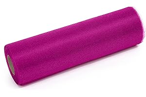 ZADAWERK® Organza - 30 m x 28 cm - 1 Rotolo in rosa